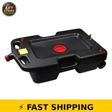 15 Gallon Oil Drain Pan with Seal Cap - Leak-Free Design
