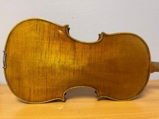 New 15.5" Viola - Antique Style Hand-made Flamed Back Bow Case 101