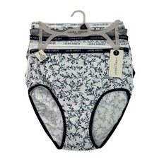 Laura Ashley Women  s Panties Sz Small Pkg/5 Briefs Tag Free Multi Colors