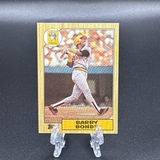 1987 Topps Barry Bonds Rookie Card R46691. rookie card picture