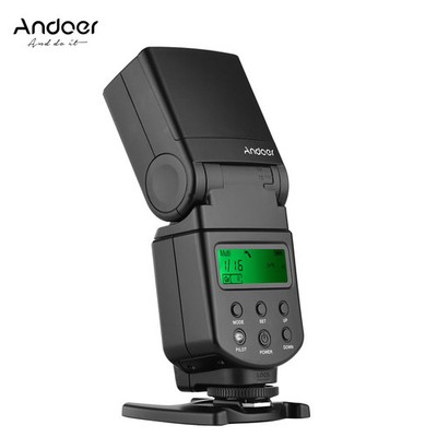 Andoer Flash Speedlite GN40 LED Fill Light for Canon Nikon DSLR with Bracket
