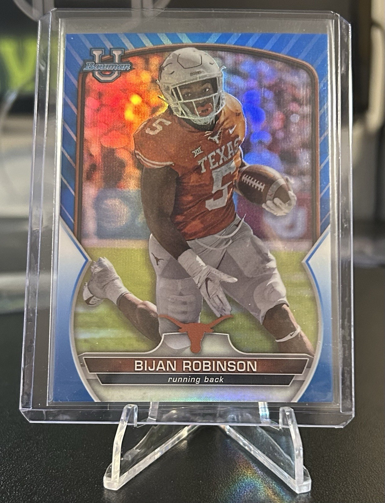 2022 Bowman U Chrome Blue Refractor 106/199 Bijan Robinson #70