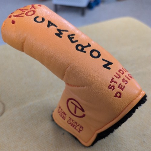 Scotty Cameron Studio Design ⭕️ Circle T Putter Headcover yellow ct tour use