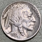 1930s Buffalo nickel, nice original XF condition full date and horn detail