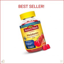 Nature Made Melatonin 10mg per serving Gummies, Maximum Strength Dosage, 100 Dr
