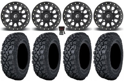 Fuel Vector Beadlock 15'' Wheels 30'' Klever X/T Tires Can-Am Commander Maverick