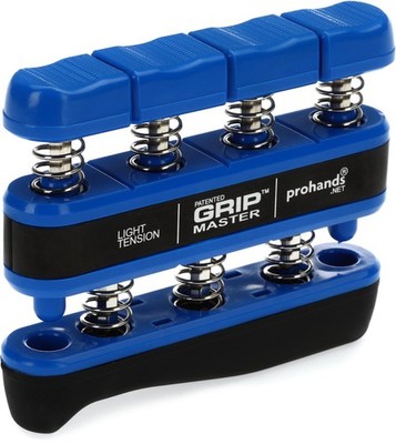 ProHands Gripmaster Hand Exerciser - Blue (Light Tension) (3-pack) Bundle