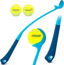 Pets Dog Ball Launcher - Ergonomic Tennis Ball Thrower for Dogs 20+ Lbs 