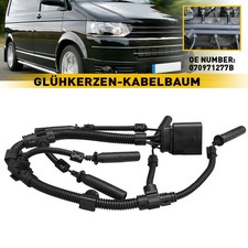 FÜR VW TRANSPORTER T5 MULTIVAN 2.5 TDI KABELBAUM GLÜHKERZEN GLÜHKERZENVERBINDER
