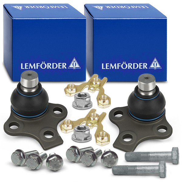 2X LemfÖRder Traggelenk FÜHrungsgelenk Vorne VW Golf Passat Polo Seat Cordoba-image