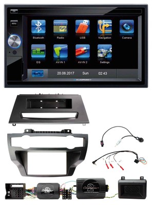 Blaupunkt SD USB TMC Bluetooth 2DIN Lenkrad Navigation für BMW X5 X6 07-13 E70 E