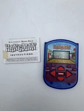 Vintage Hangman Electronic Handheld Travel Game Milton Bradley 1995 Tested Works