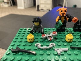 LEGO Space Police 3 Alien  Kranxx Parts Minifig Lot 3 5970 5972 5973 5974 5982