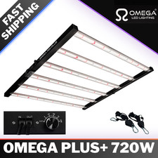 Omega 720W Plus LED Grow Light- High Efficiency - Built in Driver Dimmable