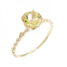 Authentic K10YG Beryl Ring  #230-000-127-7011
