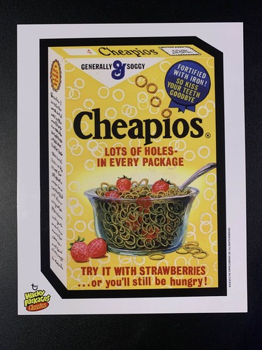 WACKY PACKAGES POSTERS Set of 6 2013 11x14 Inches Regular Edition Fresh and Mint - Picture 4 of 8