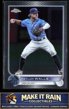 Taylor Walls 2022 Topps Chrome Update #USC28 Tampa Bay Rays Baseball