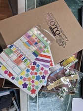 Scrapbook Album Pages 7"x10.5" And Supplies