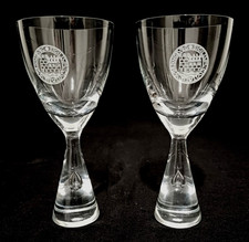 2 x Princess Weinglas mit Luftblase HOLMEGAARD H/D: 14 x 6,3 cm Gewicht 136 gr