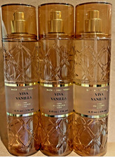 3 x Bath  Body Works VIVA VANILLA Fine Fragrance Body Mist 8 oz New
