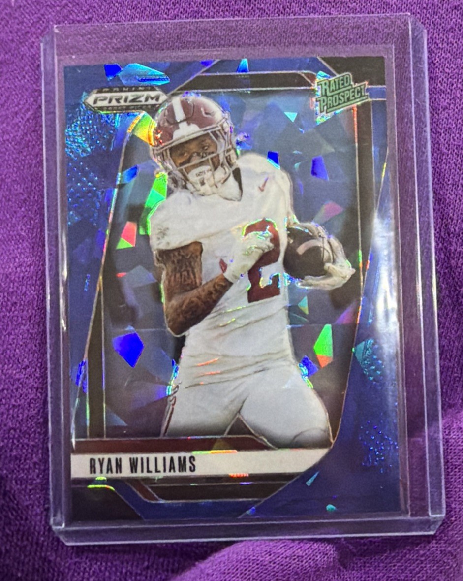 Ryan Williams /149 Blue Ice 2025 Panini Prizm Draft Picks Rated Prospect Alabama
