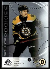 2025-26 SP Game Used John Farinacci Rookie Boston Bruins #AR-FA