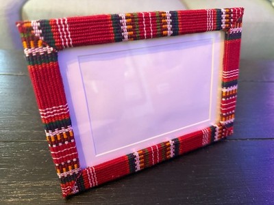 Custom Made Guatemala Fabric Picture Frames from 4X6 inches to 8X10 inches