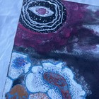 10x8 inch Hand-Painted Abstract Canvas Painting Unframed Eye Face Flowers Clouds — photo 4