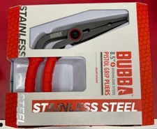 Bubba Blade Pistol Grip Pliers 8.5in Spring-Loaded Jaws Crimper Carbide Cutters