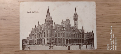 Postkarte Gent Gand La Poste 13.12.1916  gel_4