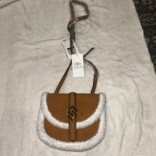 NWT Scarleton Crossbody Bag Faux Fur