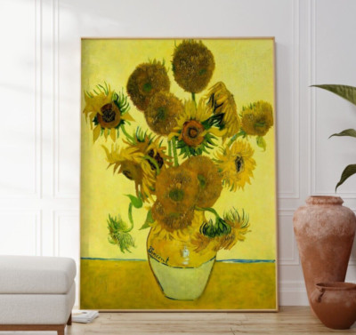Vincent van Gogh Sonnenblumen Stillleben Druck, beliebtes Gemälde Poster, Galerie