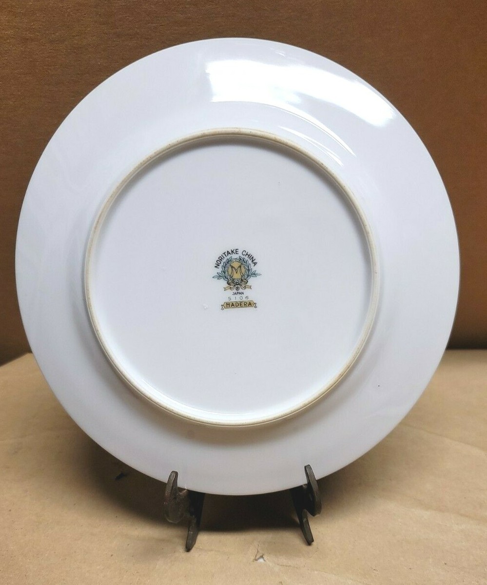 Vintage Noritake China MADERA #5106 Gold Trim Salad Plates | eBay
