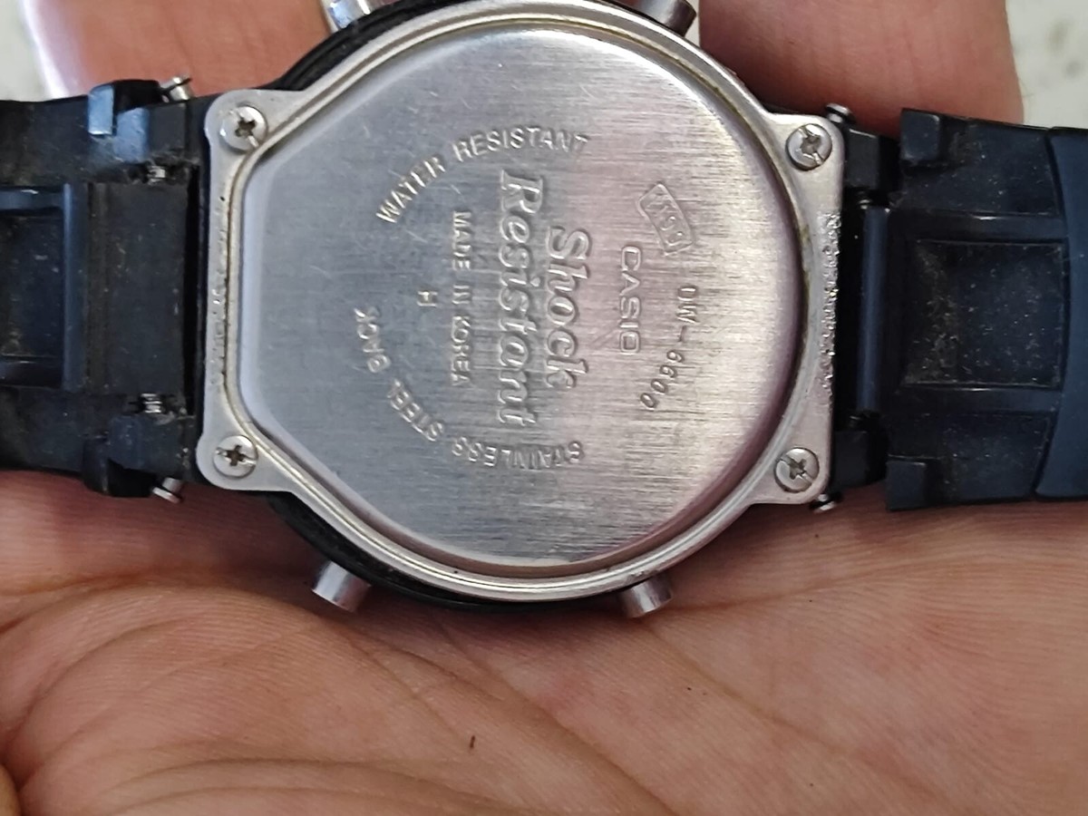 VINTAGE CASIO G-Shock DW-6600 Korea mod 1199 Working Used | eBay