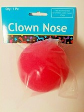 Red Foam Clown Nose costume Halloween Parties