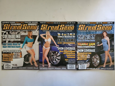 Street Seen Magazine #13-14-15, 3 Issue Lot (2010) With Your Favorite Cars  