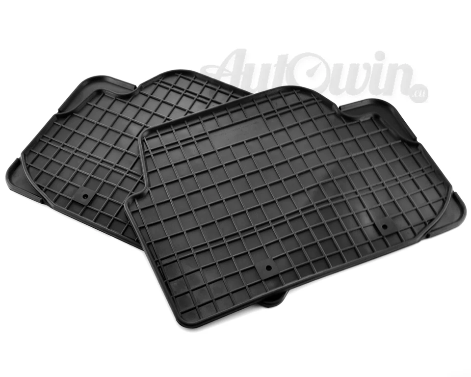 Alfombrillas de goma negras para conductor izquierdo Volkswagen Passat B5 1997-2005 LHD Foto 4 de 4
