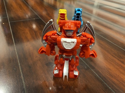 Playskool Heroes Transformers Rescue Bots HEATWAVE the Fire-Bot Dragon 4.5"