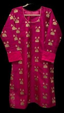 Semi Formal Shirt paired with pants and dupatta