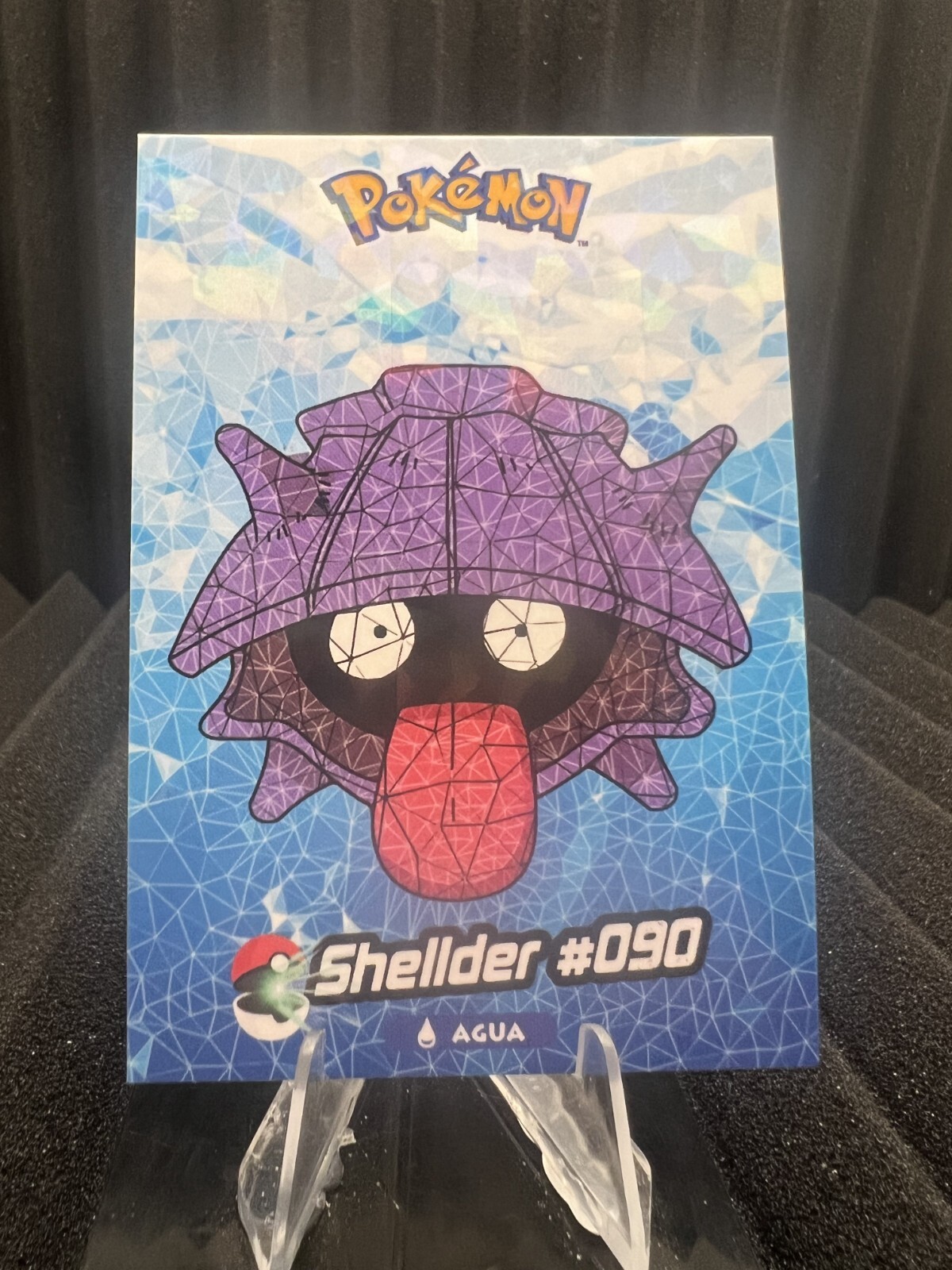 Shellder #90 - Cracked Ice Holo - Crystal Collection 2024 - Pokemon Card