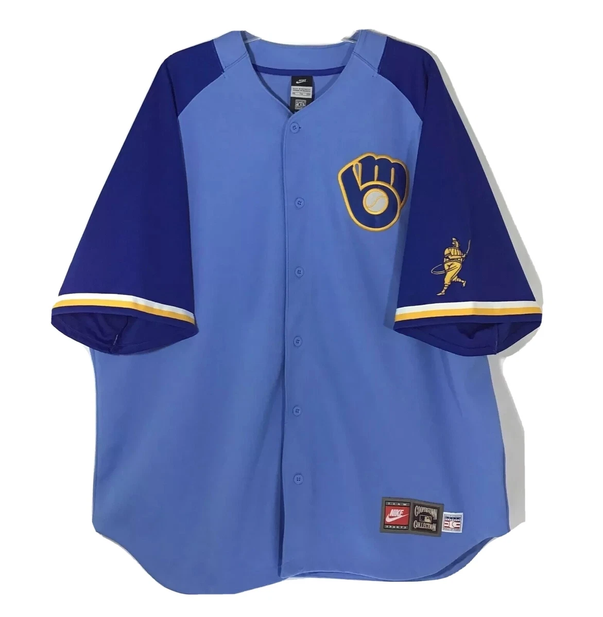 Milwaukee Brewers MLB FINGERS Nike Cooperstown Collection Jersey