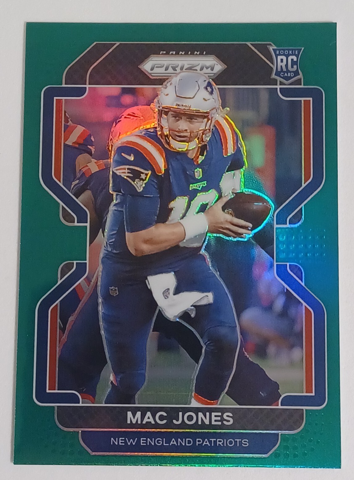 2021 Panini Prizm Green MAC JONES Rookie RC New England Patriots #336