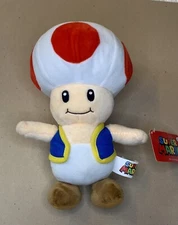 Toad 11” Plush Nintendo Super Mario Brothers Good Stuff NWT