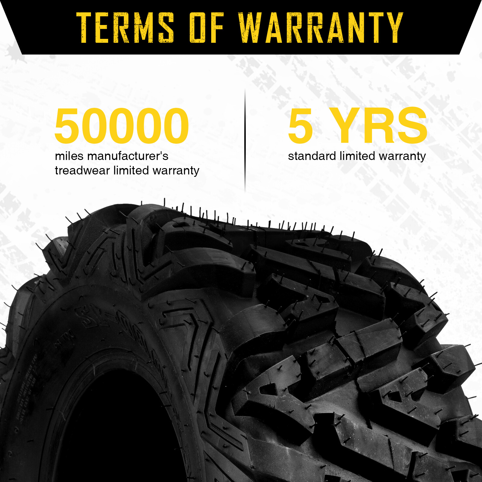 Set 2 25x1012 ATV Tires 25x10x12 25x10 12 Heavy Duty 6Ply ATV UTV All Terrain eBay