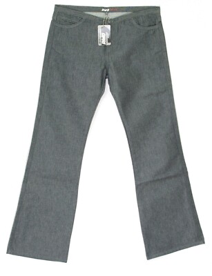 RWD REDWOOD Vintage Flared Jeans Raw Mid Rise LOLA BT33