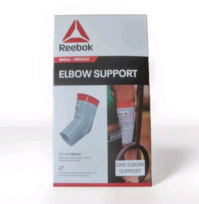 Reebok Speedwick Compression Elbow Support Brace (Size S/M) New In Box. 1 Sleeve