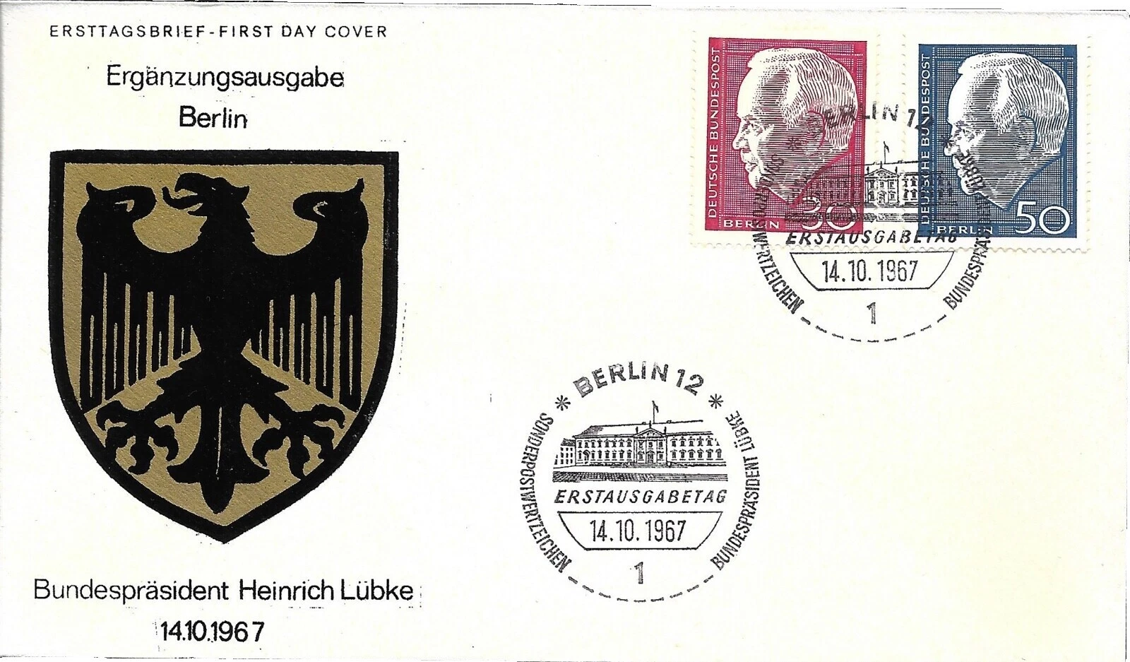 German Mint Never Hinged/MNH German & Colonies First Day Cover Stamps