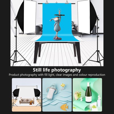 New US Plug Softbox Photography Lighting Kit Multifunctional E27 Light Bulb Cont