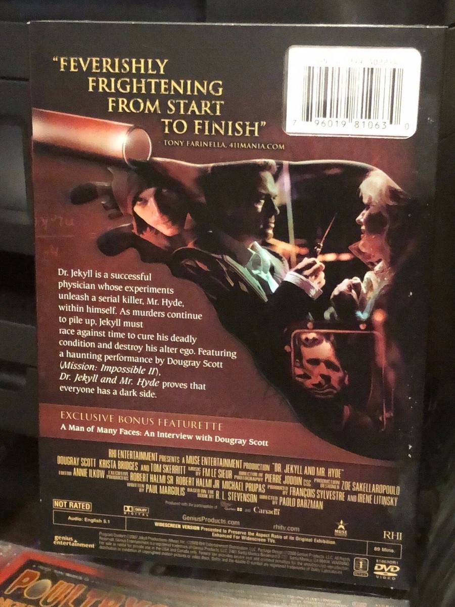 Dr. Jekyll and Mr. Hyde (DVD) Krista Bridges, Dougray Scott, Tom