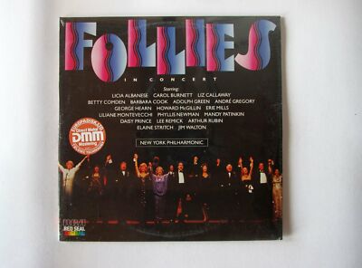 Various Artists Follies in Concert US 2LP FOC 1985 Still Sealed No Cut Out!